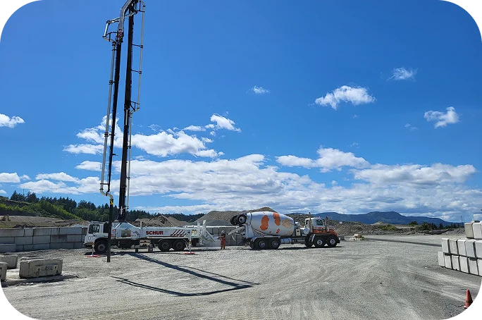 Civil concrete pumping project